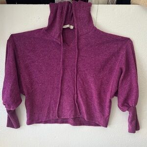 Women's Purple Hoodie Sweatshirt